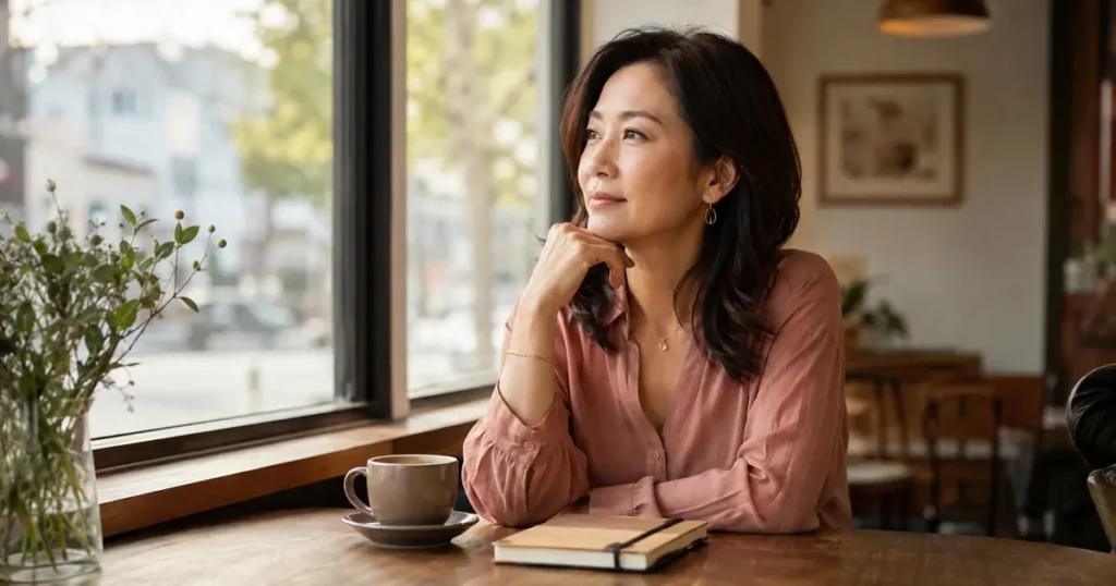 Woman reflecting on recurring signs of emotional unavailability in a relationship